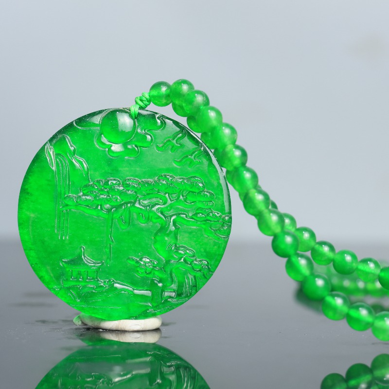 Ethnic Fashion Brands - Classic Retro Ethnic Style Green Landscape