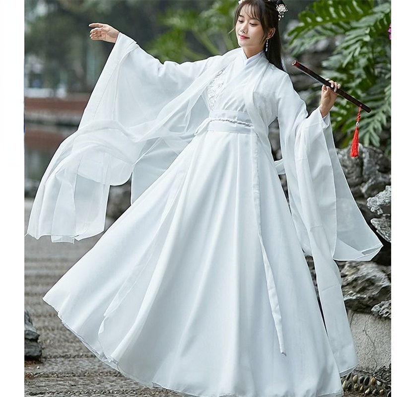 Hanbok Modern Set - Modern Hanfu Woman Chinese Traditional Dress