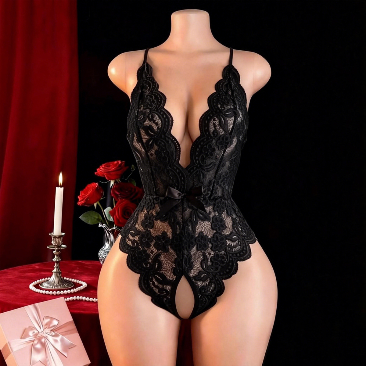 Hot Crotchless Sexy Lingerie F - Ethnic Outfit review and price