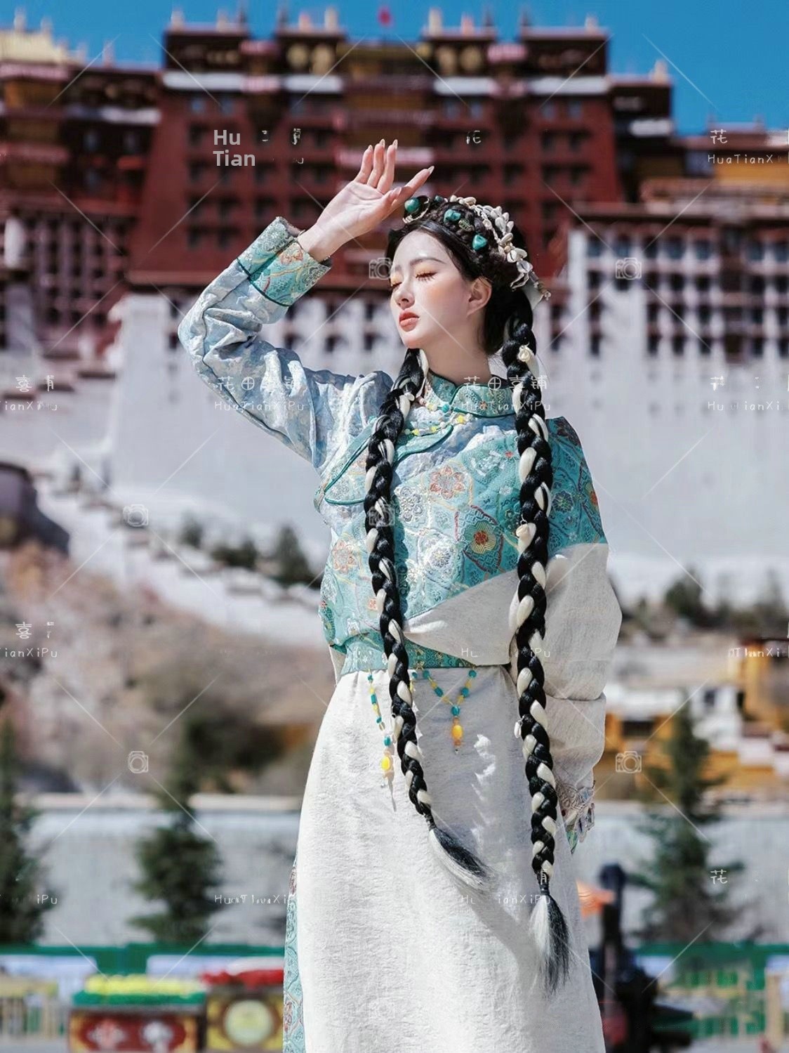 Blue Tibetan Ethnic Noblewoman - Ethnic Clothing & Online Fashion Store Khaadi Pk review and price