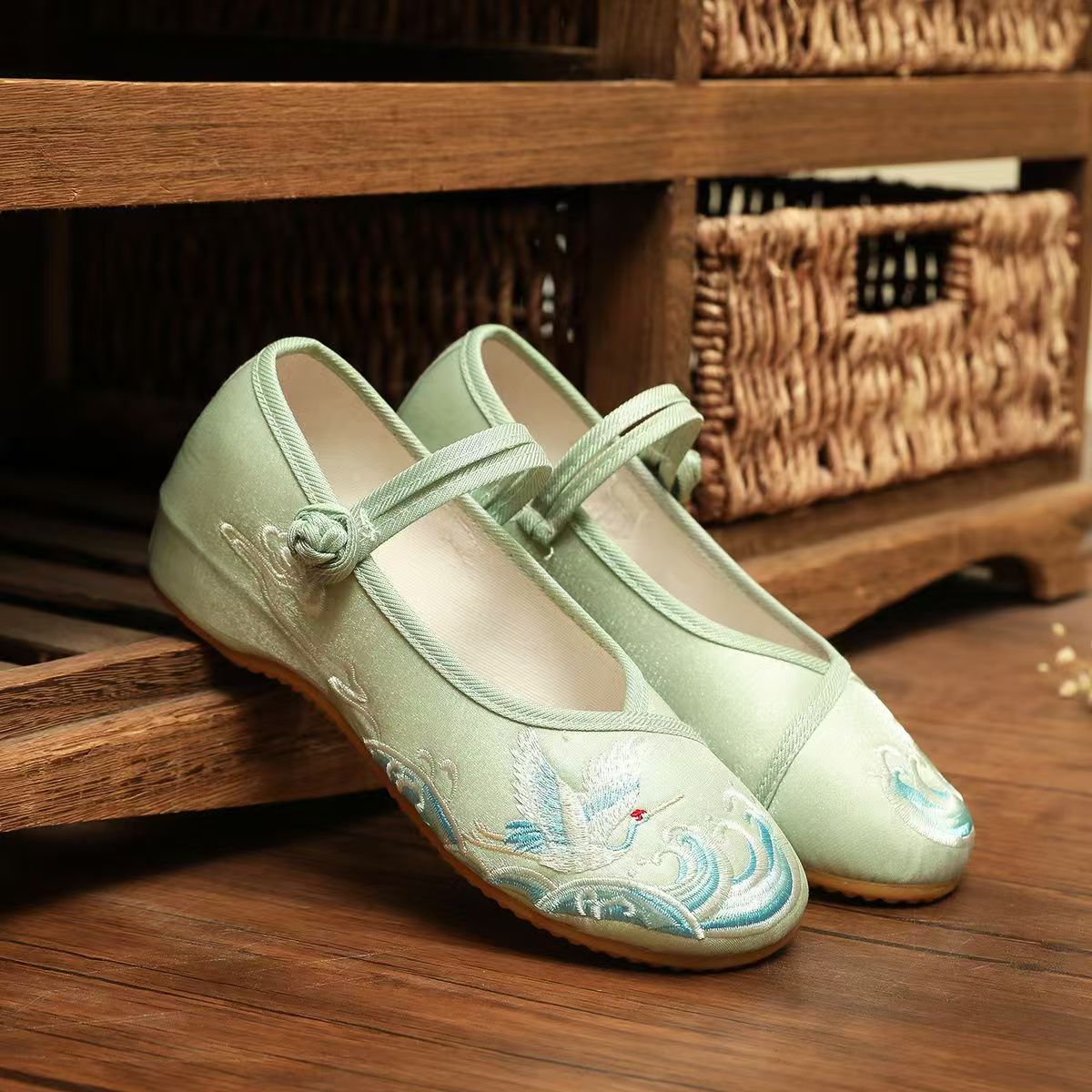 Women Flat Sole Silk Embroider - Ethnic Fabric review and price