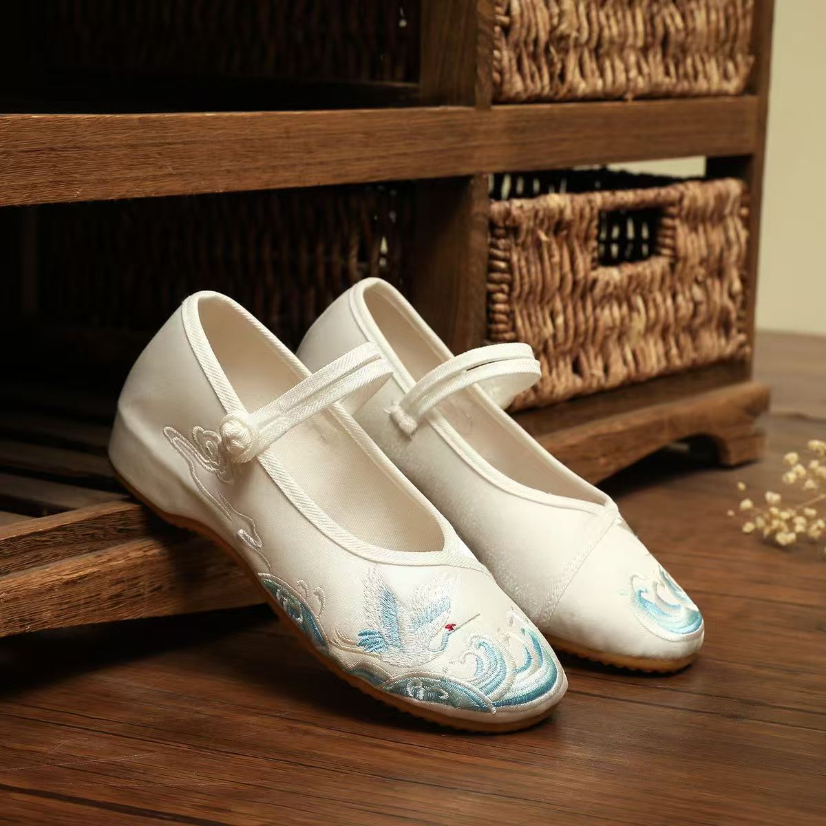Women Flat Sole Silk Embroider - Ethnic Fabric review and price