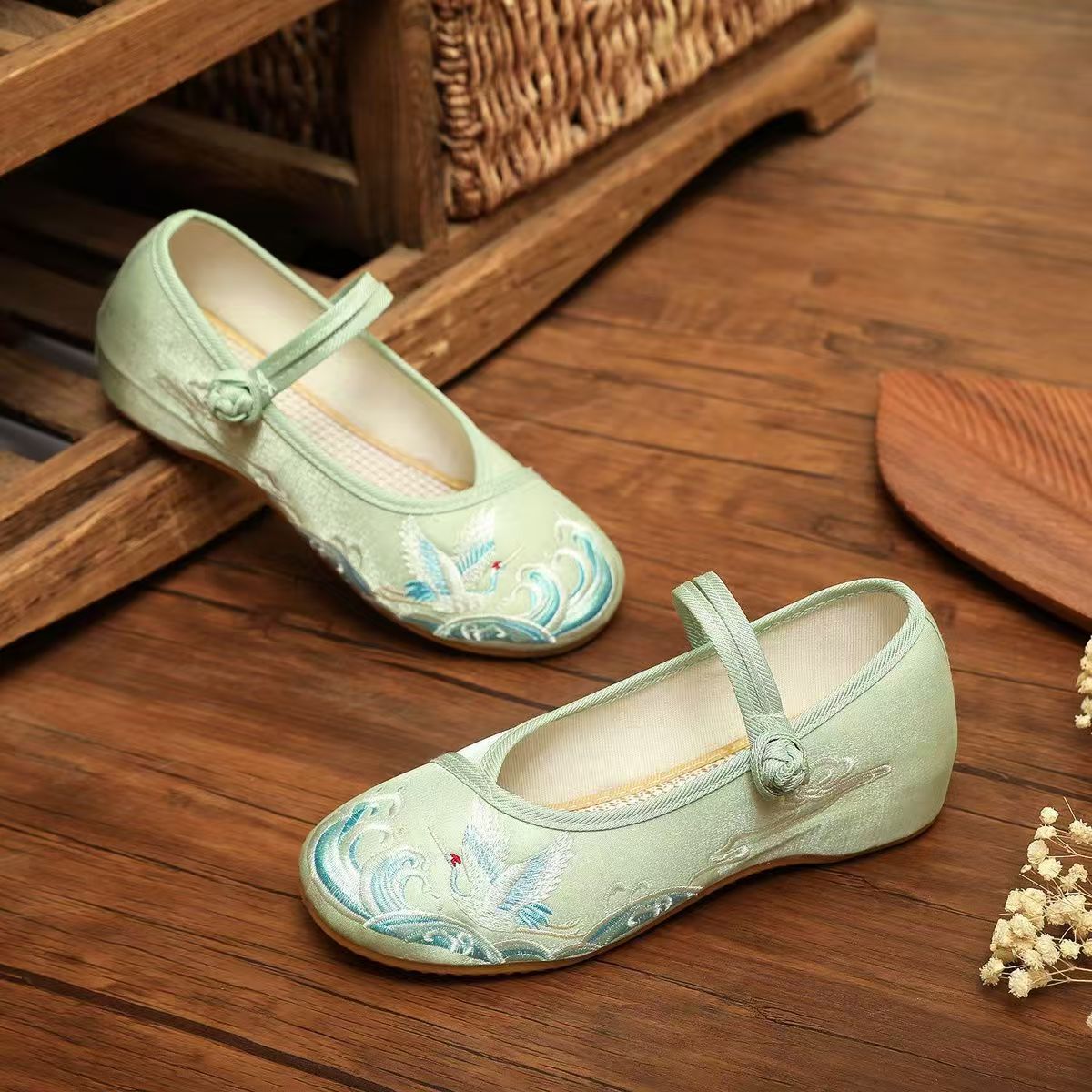 Women Flat Sole Silk Embroider - Ethnic Fabric review and price