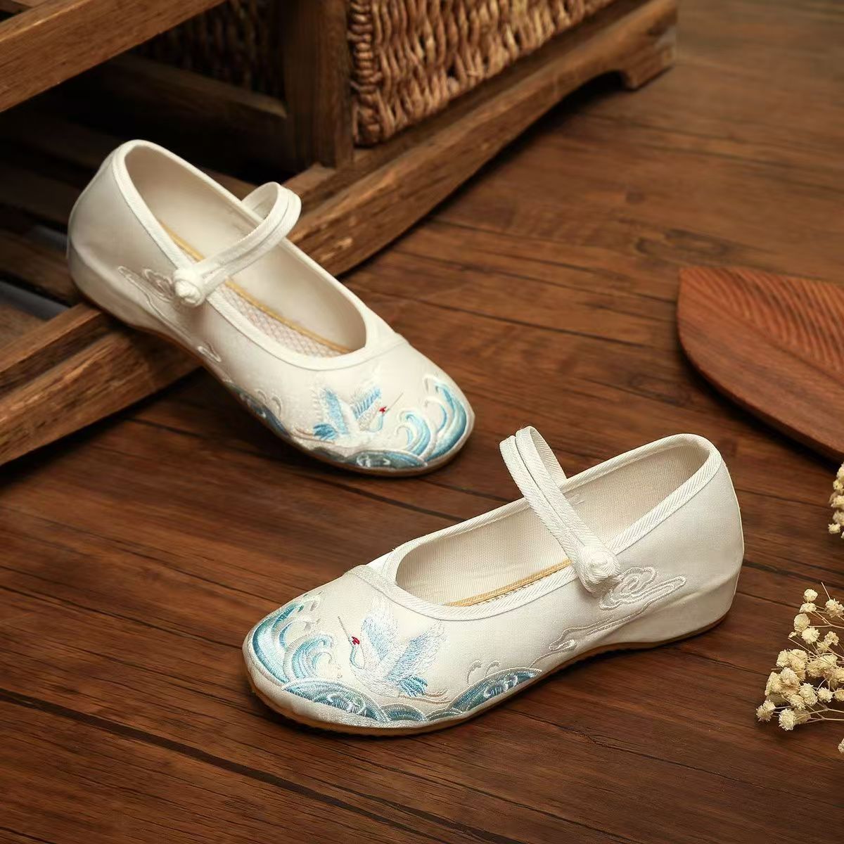 Women Flat Sole Silk Embroider - Ethnic Fabric review and price