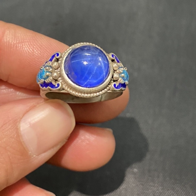 Ethnic Cloisonne Open Ring, Ex - Ethnic Wear Fashion Designer review and price