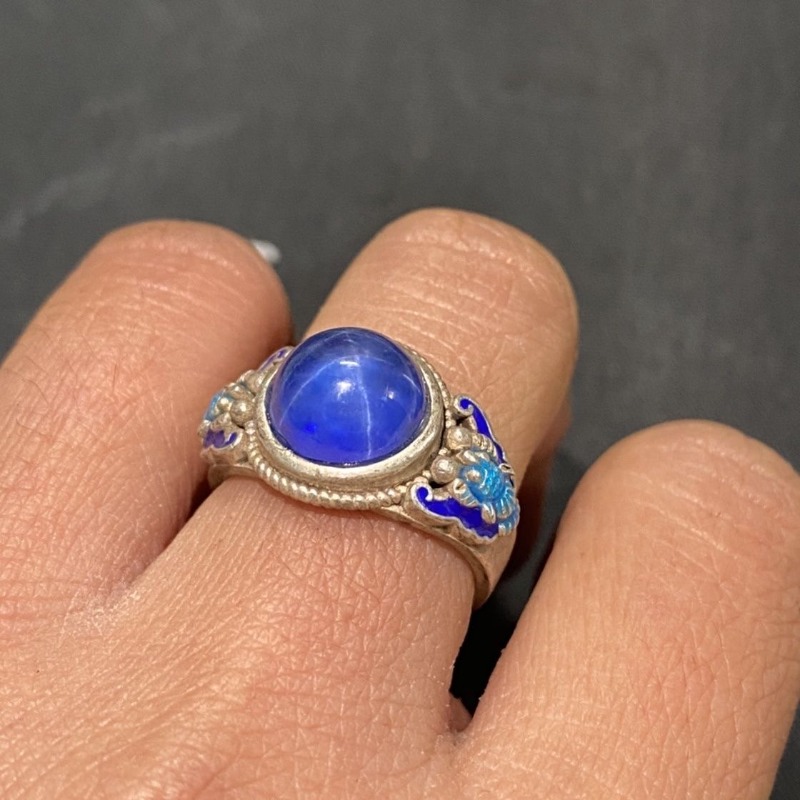 Ethnic Cloisonne Open Ring, Ex - Ethnic Wear Fashion Designer review and price