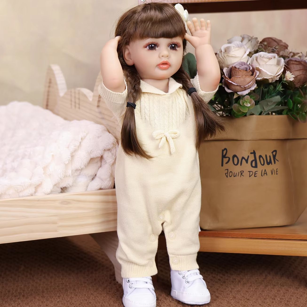 KEIUMI 43CM Reborn Bebe Doll S - Ethnic Fashion Model review and price