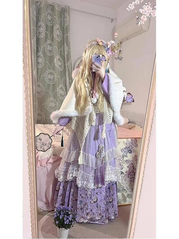 Purple Hanbok Set Daily Cute L - Hanbok Modern Set review and price