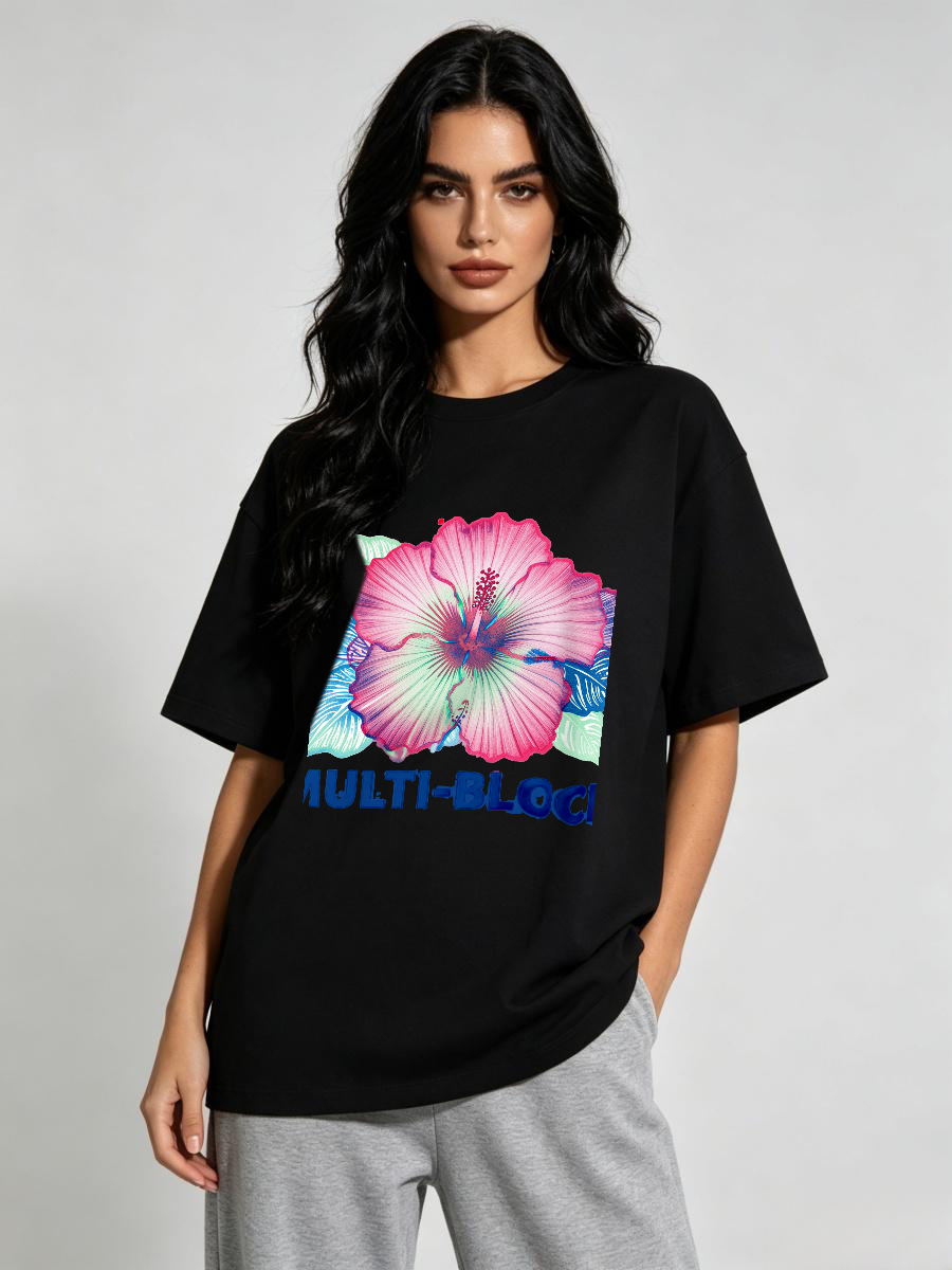 T Shirts Woman Block Print Han - Ethnic Wear Fashion Designer review and price