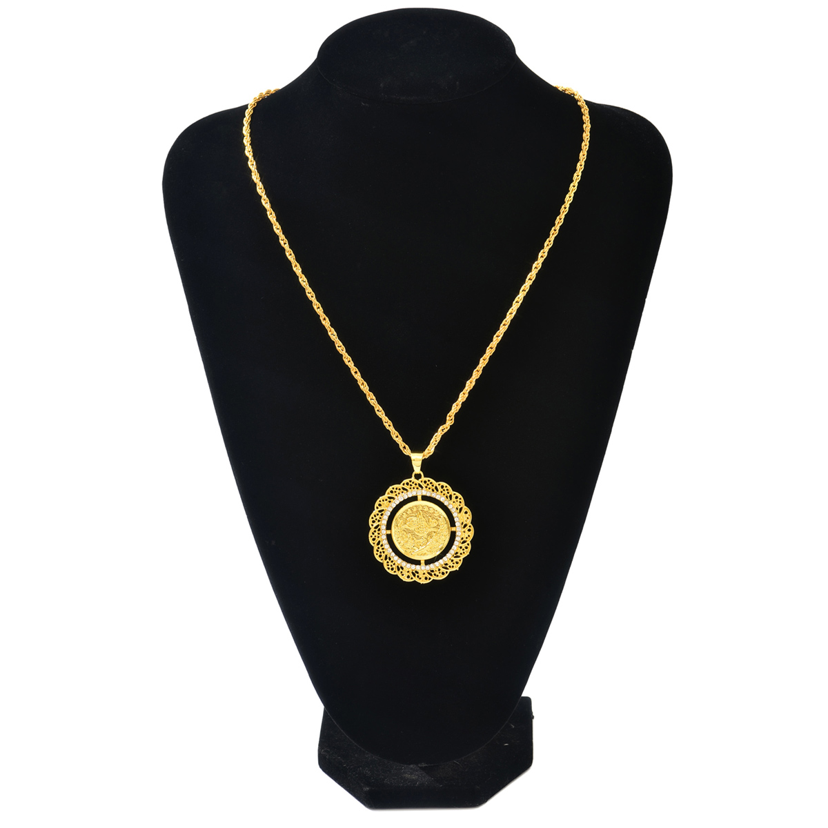 Vintage Golden Coin Necklace T - Ethnic Wear Fashion Designer review and price