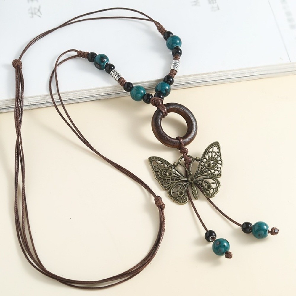 Ethnic Style Butterfly Pendant - Ethnic Wear Fashion Designer review and price