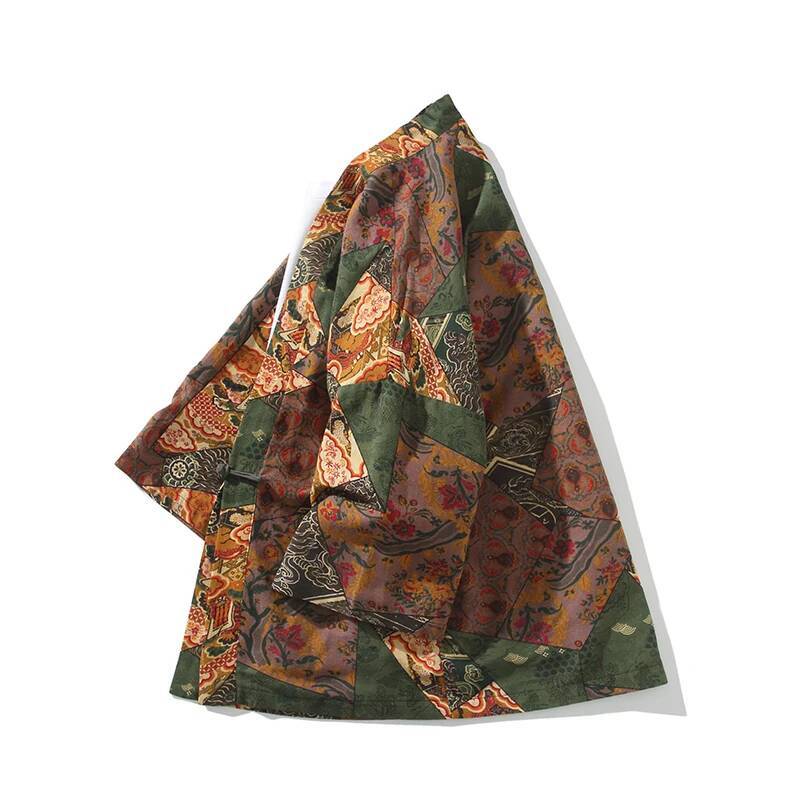 Ethnic Style Print Yukata Men  - Ethnic Fabric review and price